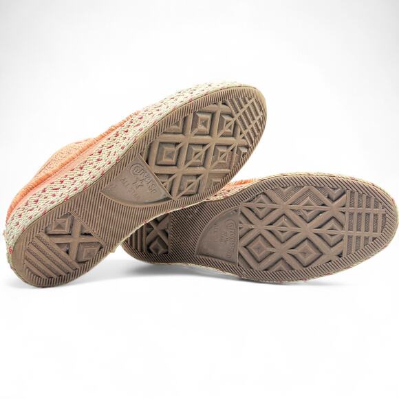 Chuck Taylor Platform Espadrille Shoes‎ Women 5.5 All Star Rose Gold Free People - Picture 8 of 10